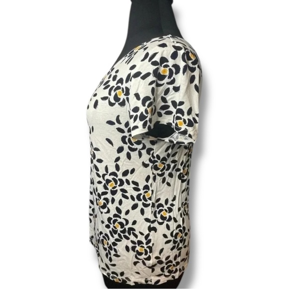 LANE BRYANT Stretch Tee - White Floral 10/12 - Picture 3 of 8